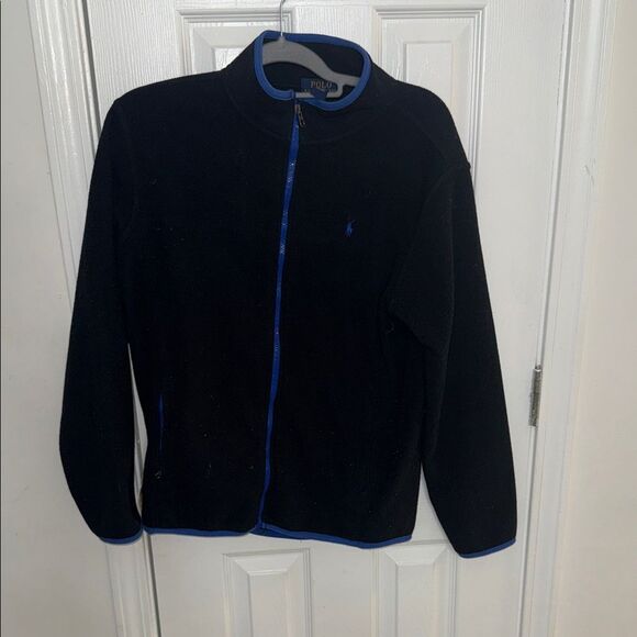 Polo Ralph Lauren Black Fleece Jacket - Picture 1 of 7
